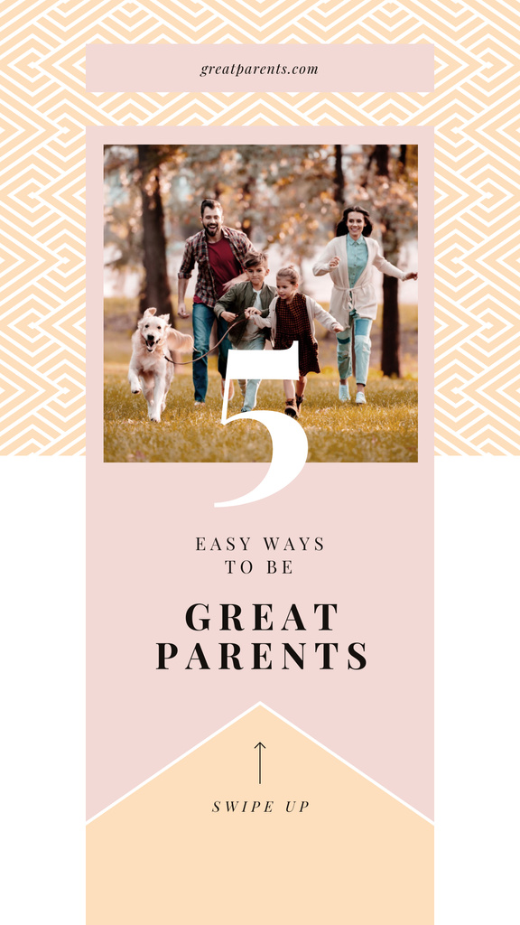 Template di design Parents reading book with daughter Instagram Story
