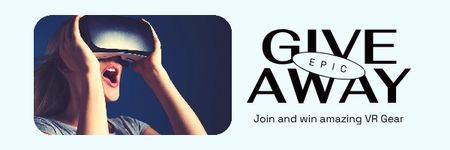 Gaming Giveaway Announcement Email header tervezősablon