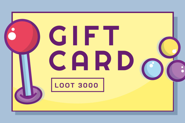Template di design Special Offer of Game Store Gift Certificate