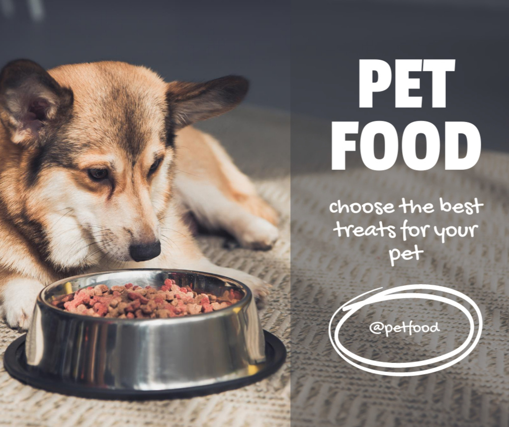Best Food Offer for Pets Online Facebook Post Template - VistaCreate
