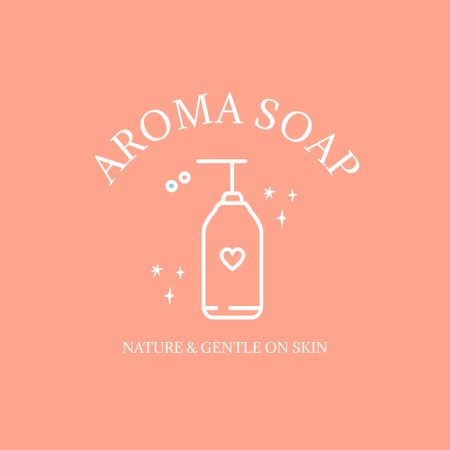 
Scented Hand Soap Advertisement Logo Design Template
