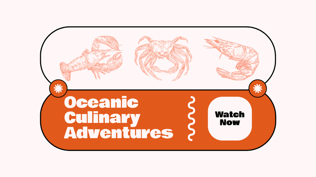 Ocean Culinary Techniques Offer Youtube Thumbnail Πρότυπο σχεδίασης