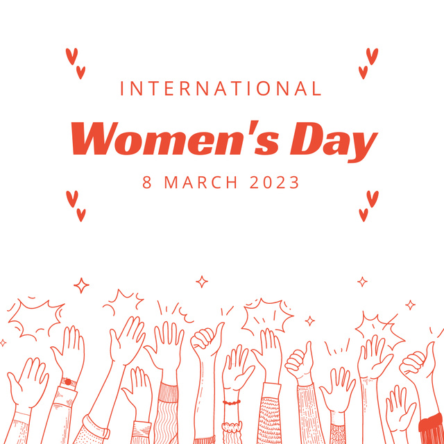 Platilla de diseño Women on Riot on International Women's Day Instagram