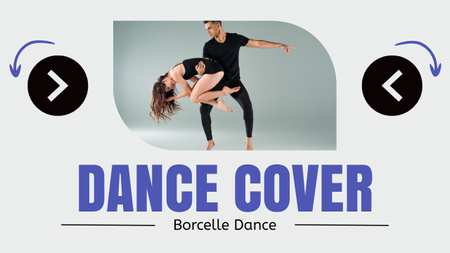 Blog sobre Dançar com Casal em Movimento Youtube Thumbnail Modelo de Design