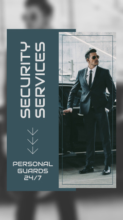 Professional Guards Company Instagram Story Design Template