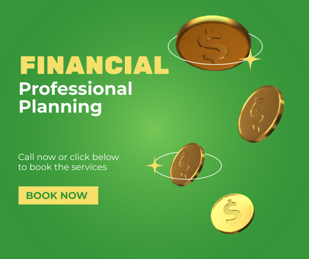 Modèle de visuel Financial Planning Offer - Facebook
