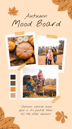 Autumn Inspiration Instagram Story Design Template