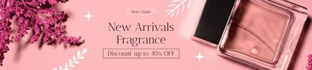 New Arrivals of Fragrance Ebay Store Billboard Design Template