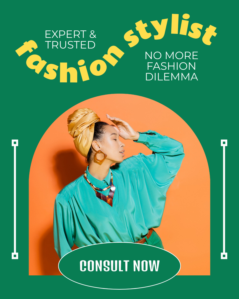 Trend and Style Guidance Consultation Instagram Post Verticalデザインテンプレート