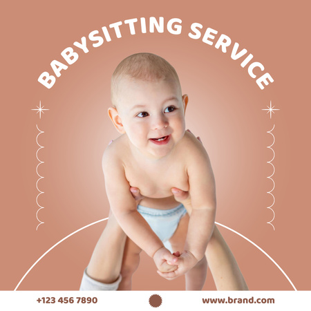 Babysitting Services for Newborns Instagram Design Template