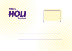 Indian Holi festival celebration