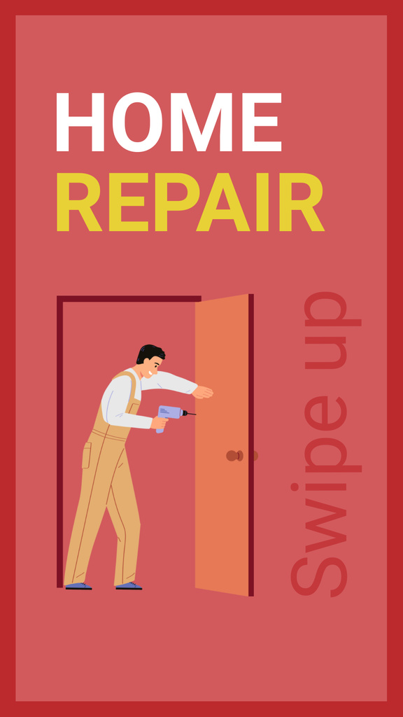Tools for home renovation service Instagram Story Πρότυπο σχεδίασης