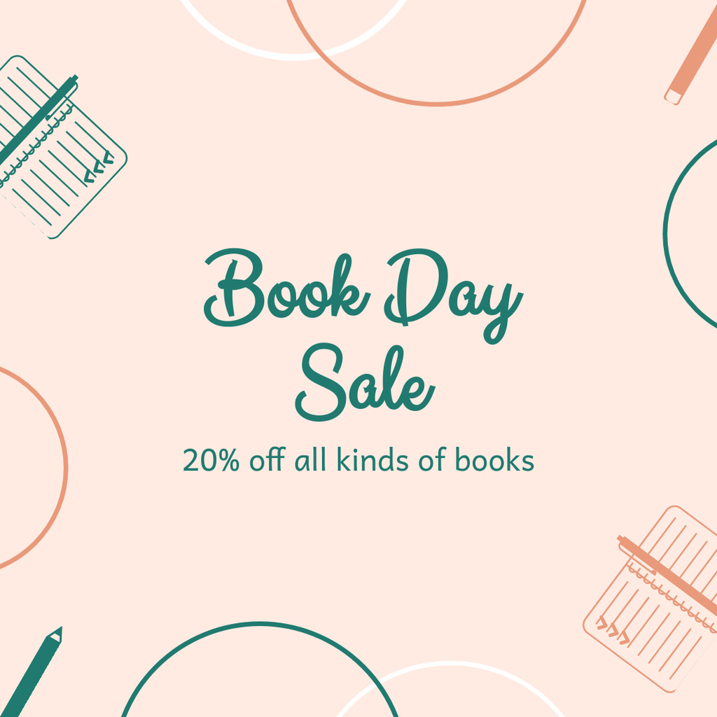Book Day Promo Instagram – шаблон для дизайну