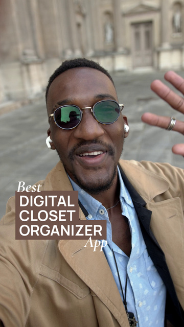 Digital App For Outfits Organizing Offer TikTok Video – шаблон для дизайна