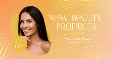 Designvorlage Beauty Products Discount Sale Ad für Facebook AD