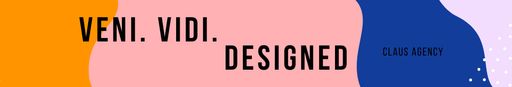 Design Agency Slogan On Retro Pattern 