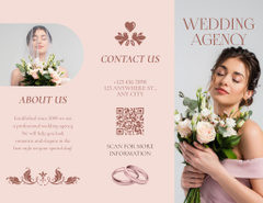 Wedding Agency Service Offer with Beautiful Bride