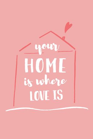 Szablon projektu Home Inspirational Quote Tumblr