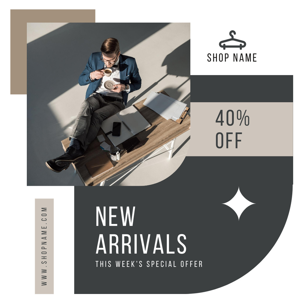 New Arrivals Of Our Collection Instagram Design Template
