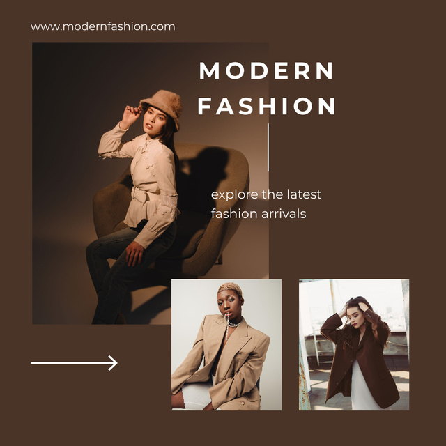 Ontwerpsjabloon van Instagram van Modern Fashion Collection Ad