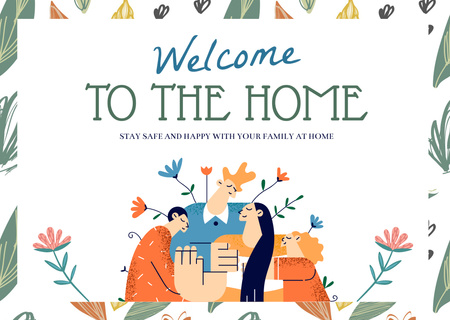 Szablon projektu Card - Welcome Home Card