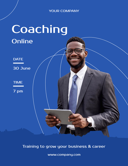 Practical Notification of Job Training Opportunity Poster 8.5x11in – шаблон для дизайну