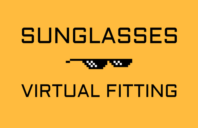Advertising Online Sunglasses Store Business Card 85x55mm – шаблон для дизайна