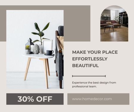 Home Interior Design Services  Medium Rectangle – шаблон для дизайна