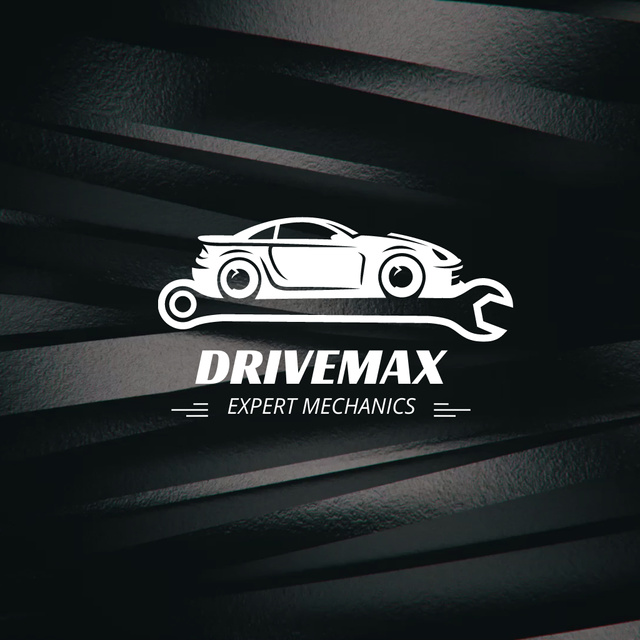 Affordable Vehicle Servicing Promotion With Slogan Animated Logo Modelo de Design