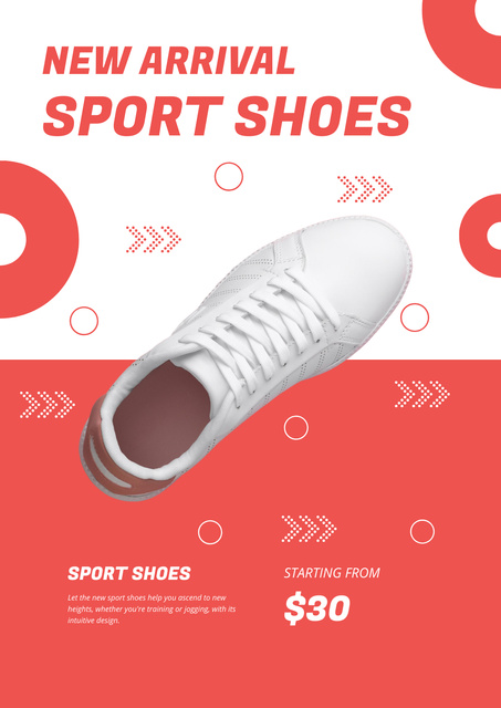 Special Offer on Stylish Sneakers Poster Design Template