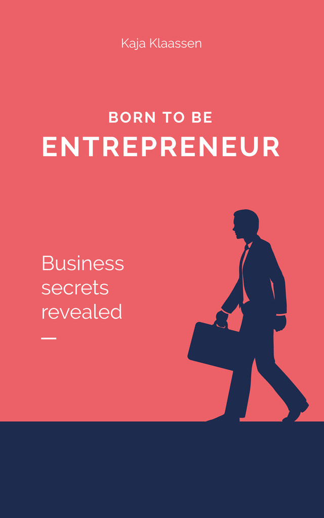 Ontwerpsjabloon van Book Cover van Offer Business Secrets for Entrepreneurs