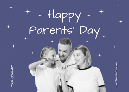 Happy Parents' Day Card Modelo de Design