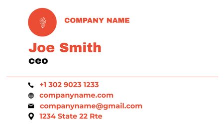 Просування назви ІТ-компанії чорним Business Card US – шаблон для дизайну
