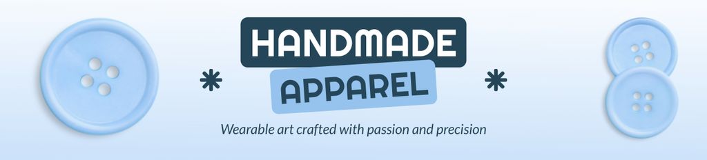 Designvorlage Offer Handmade Clothes with Beautiful Accessories für Ebay Store Billboard