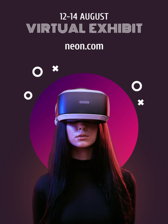 Virtual Poster US Design Template