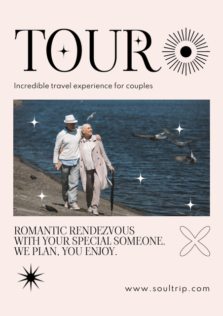 Szablon projektu  Romantic Tour for  Senior Couples Poster A3