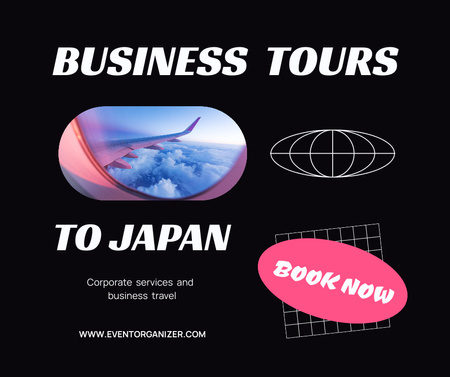 Modèle de visuel Business Tours Ad - Facebook