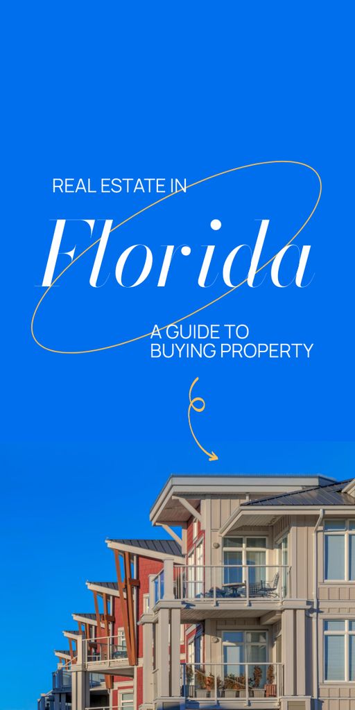 Real Estate in Florida Graphic – шаблон для дизайну