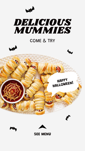Designvorlage Special Halloween Dish für Instagram Story