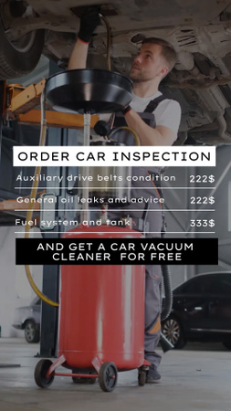 Special Present For Ordering Car Inspection TikTok Video Design Template