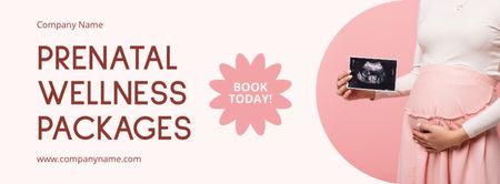 Prenatal Wellness Package Offer with Quality Service Facebook cover Design Template