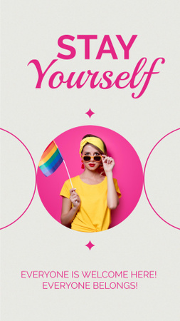 LGBT Community Invitation Instagram Video Story Design Template