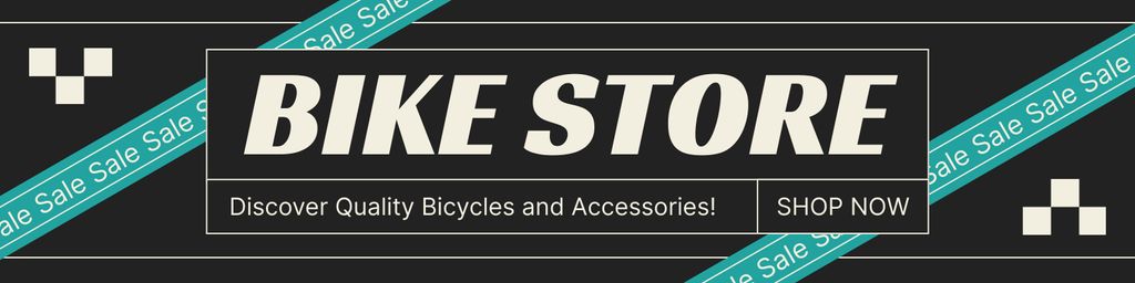 Platilla de diseño Sport Bikes Store Twitter