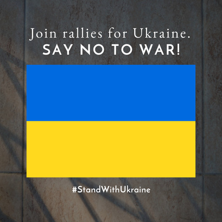 Join Support Ukraine Instagram Design Template
