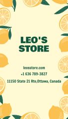 Shop Ad with Lemons