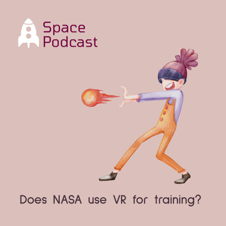 Szablon projektu Podcast Episode about Space Podcast Cover