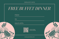 Offer of Buffet Dinner on Mother's Day