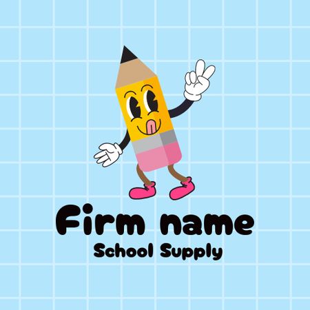 Plantilla de diseño de anuncio de tienda escolar Animated Logo 