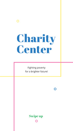 oferta de serviços do centro de caridade Instagram Story Modelo de Design