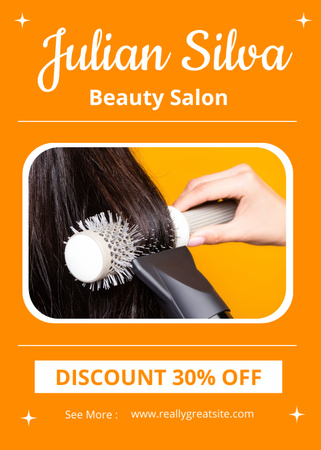 Beauty Salon Discount Offer Flayer Design Template